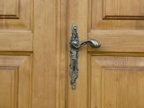 Oprava kapličky - nové dveře detail